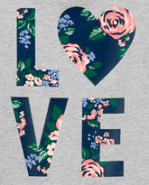 Flowered love tee